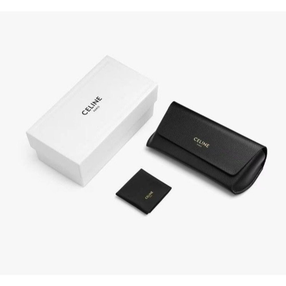 NEW CELINE SUNGLASSES PALLADIUM BLUE WOMEN EYEWEAR CELINE CL40284U 16V - Picture 5 of 5